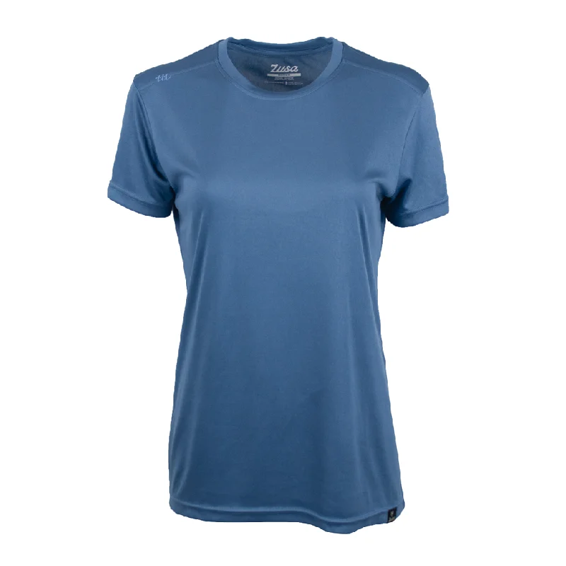 Zusa Women's Niagara Blue Breezy Tee 2.0