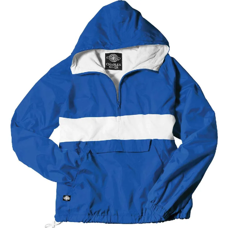 Charles River Unisex Royal/White Classic Charles River Striped Pullover