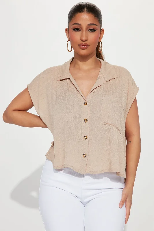 Aleta Shirt - Taupe