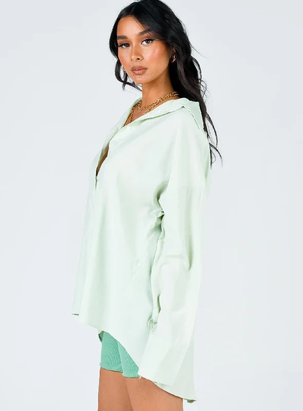 Angeline Top Green