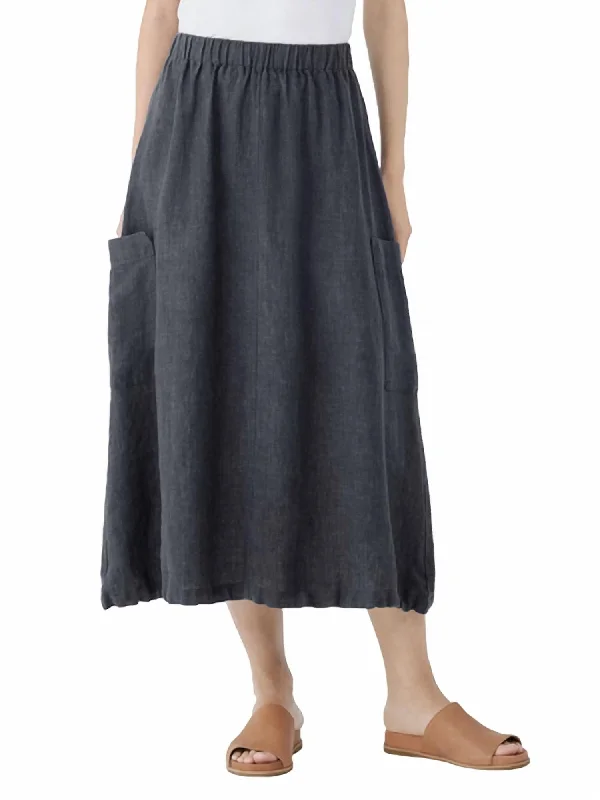 D√Lav√ Cargo Skirt In Graphite