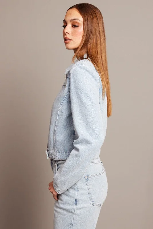 Denim Denim Jacket Long Sleeve