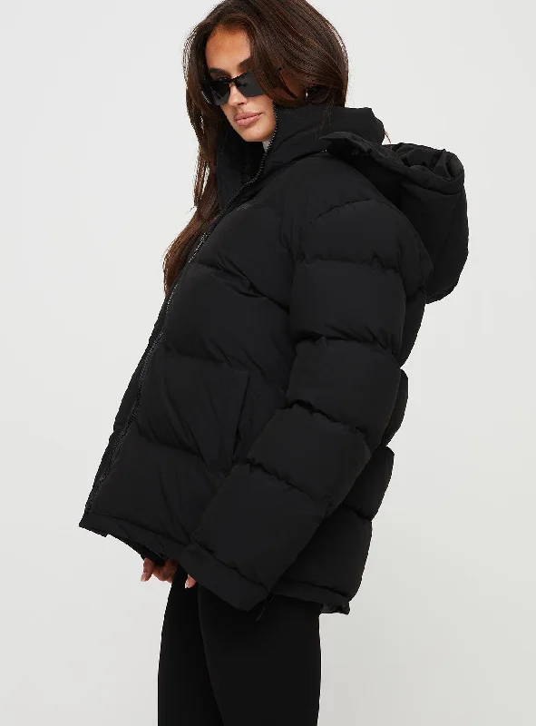 Dream Puff Technical Puffer Jacket Black