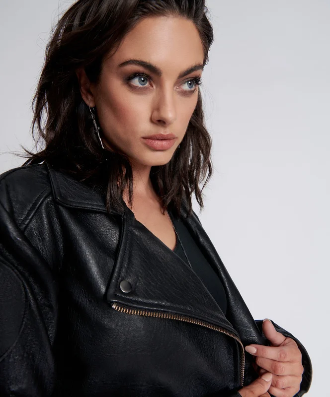 GAME OVER CLASSIC LEATHER JACKET