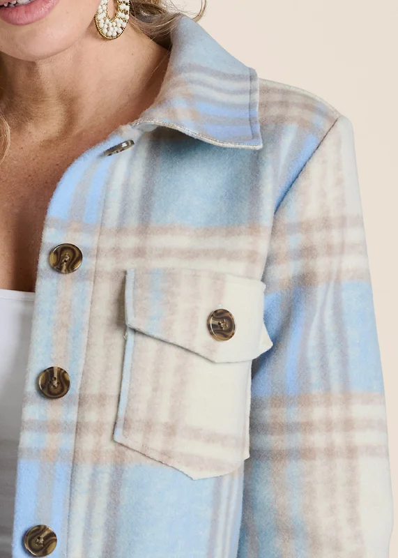 Plaid jacket - Blue Multi