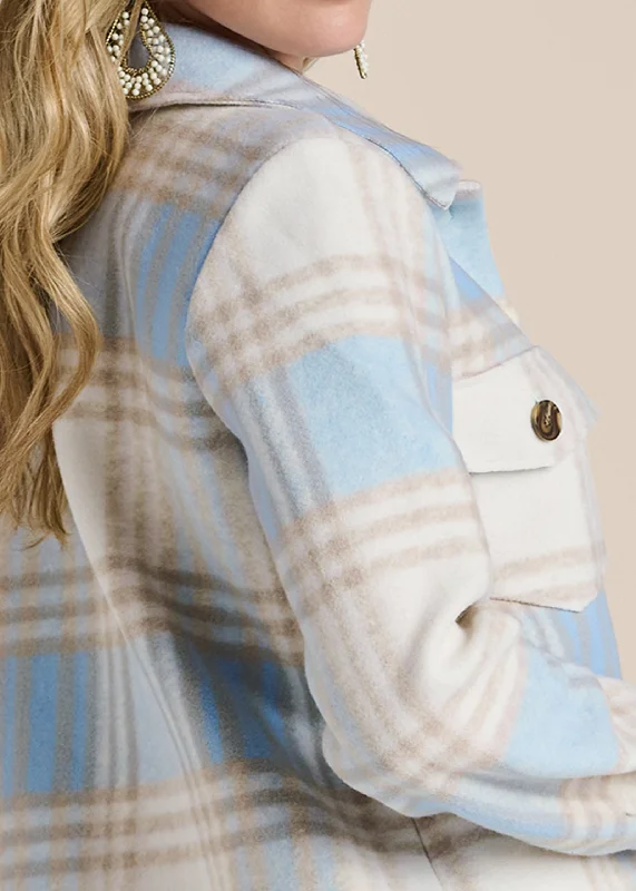 Plaid jacket - Blue Multi