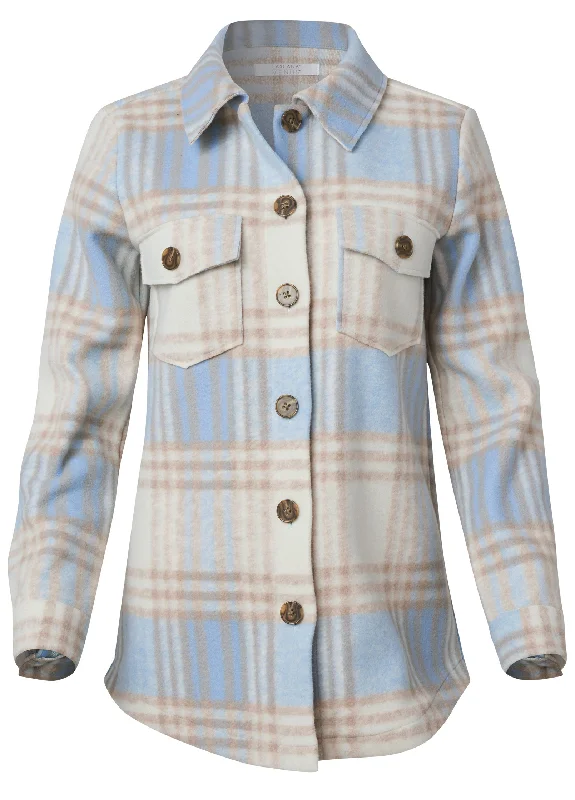 Plaid jacket - Blue Multi