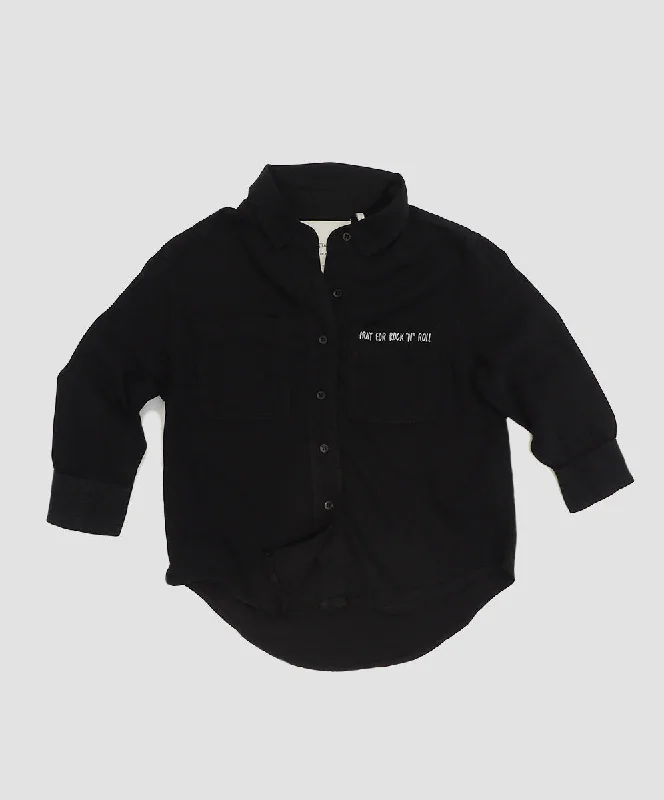 KIDS BLACK SOHO TENCEL SHIRT