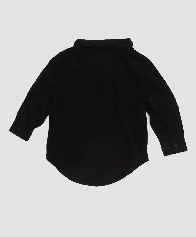 KIDS BLACK SOHO TENCEL SHIRT