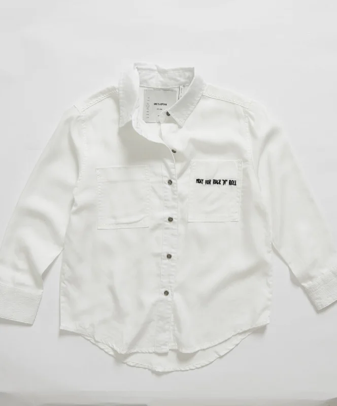 KIDS WHITE SOHO SHIRT