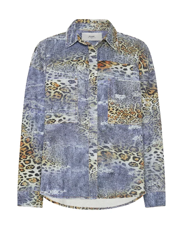 LEOPARTY DARIA DENIM SHACKET