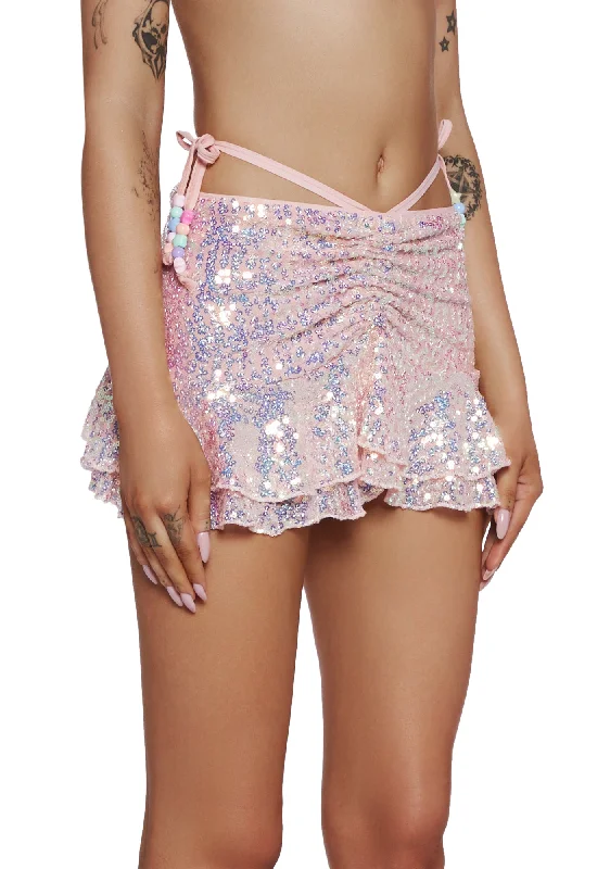 Messing With Magic Mini Skirt - Glitter