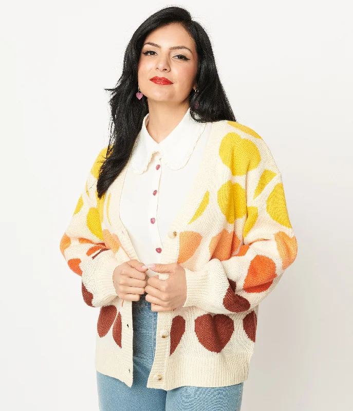 Multicolored Heart Cardigan