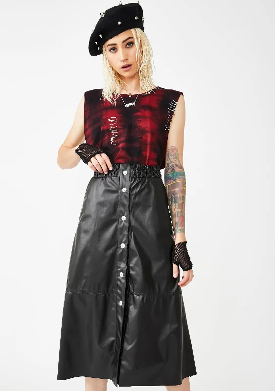 Onyx Midi Skirt