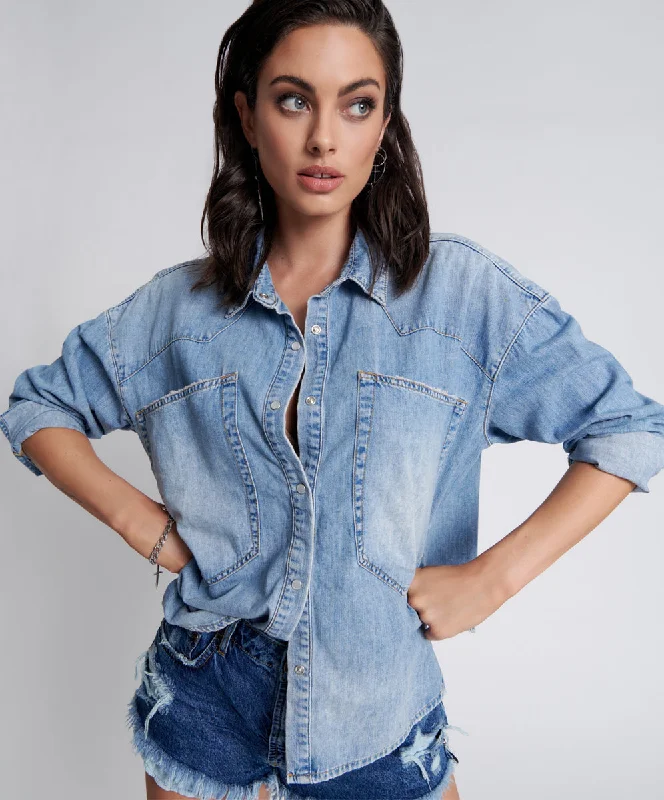 REVOLVER OVERSIZED DENIM SHIRT