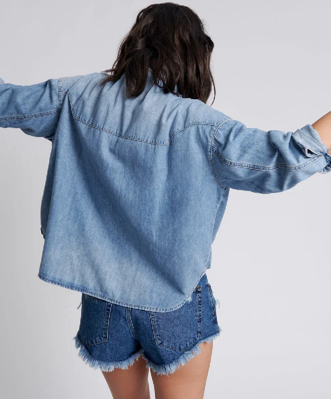 REVOLVER OVERSIZED DENIM SHIRT