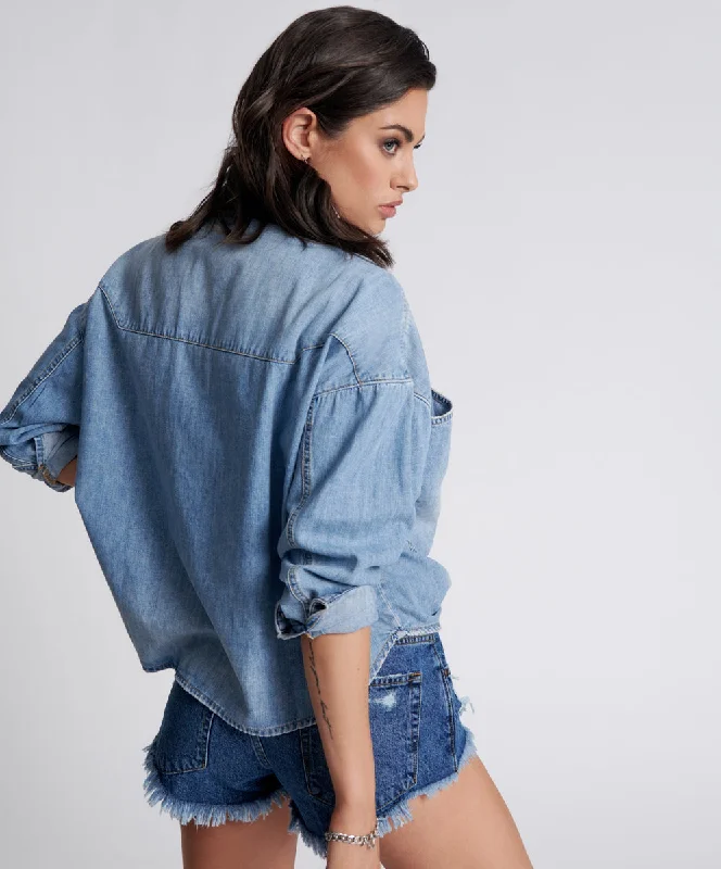 REVOLVER OVERSIZED DENIM SHIRT