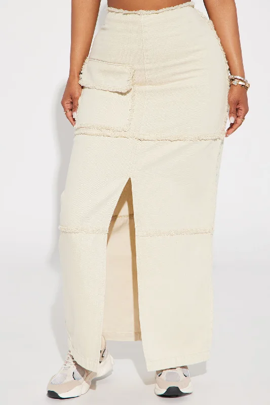 Song Of Style Maxi Skirt - Cream