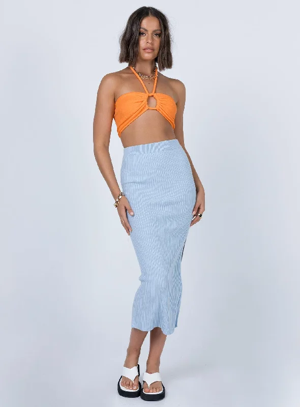 Tanna Midi Skirt Blue