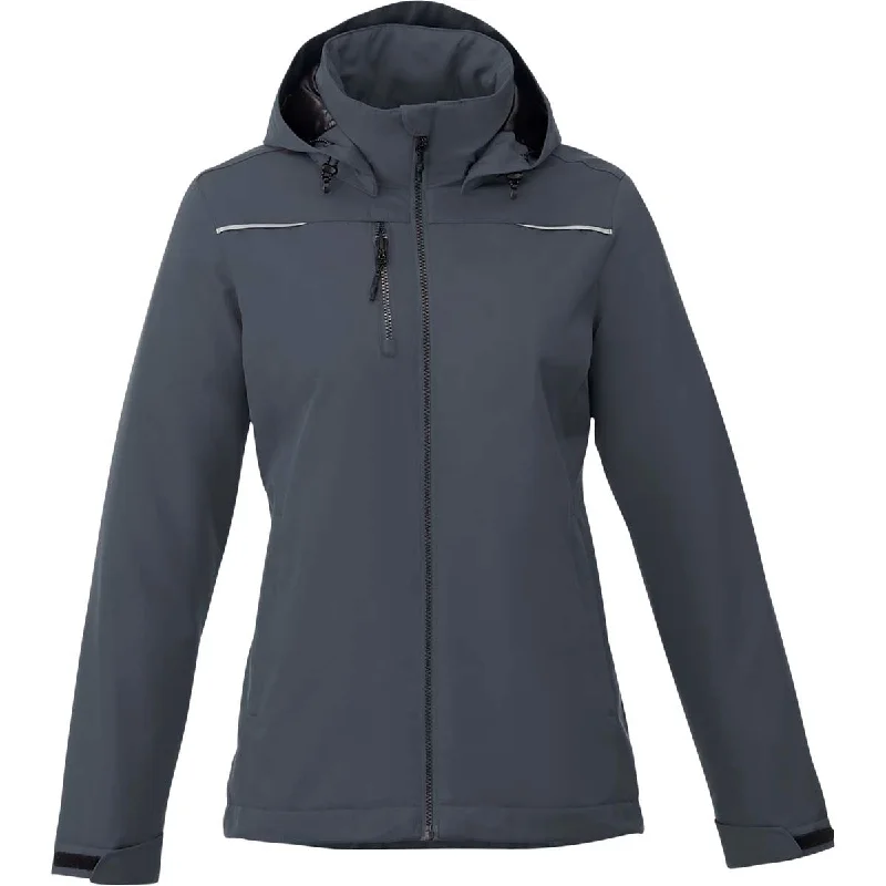 Elevate Women's Grey Storm Colton Fleece Lined Jacket