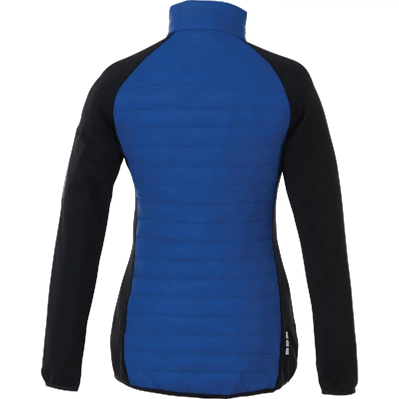 Elevate Women's New Royal/Black Banff Hybrid Insulated Jacket