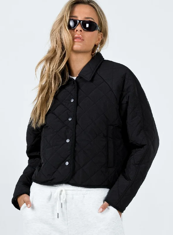 Tripp Quilted Jacket Black