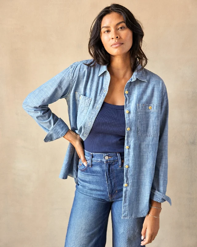 Women's Chambray Utility Shirt