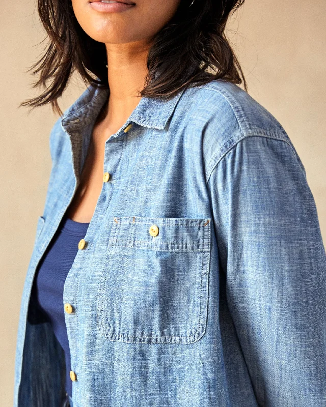 Women's Chambray Utility Shirt