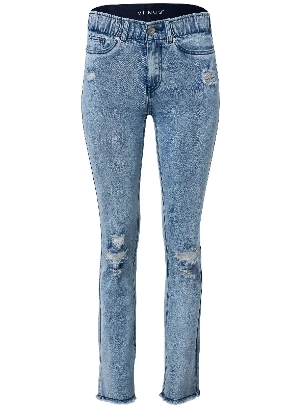 Straight leg acid jeans - Acid Wash