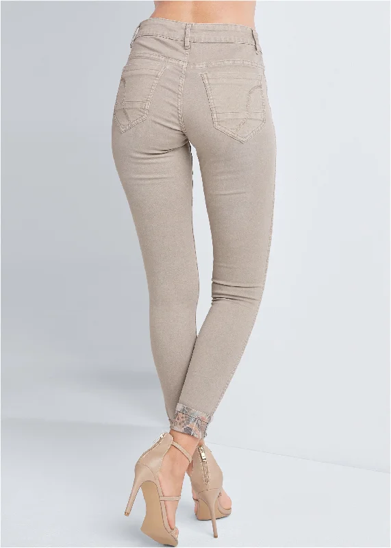 Reversible jeans - Natural Multi