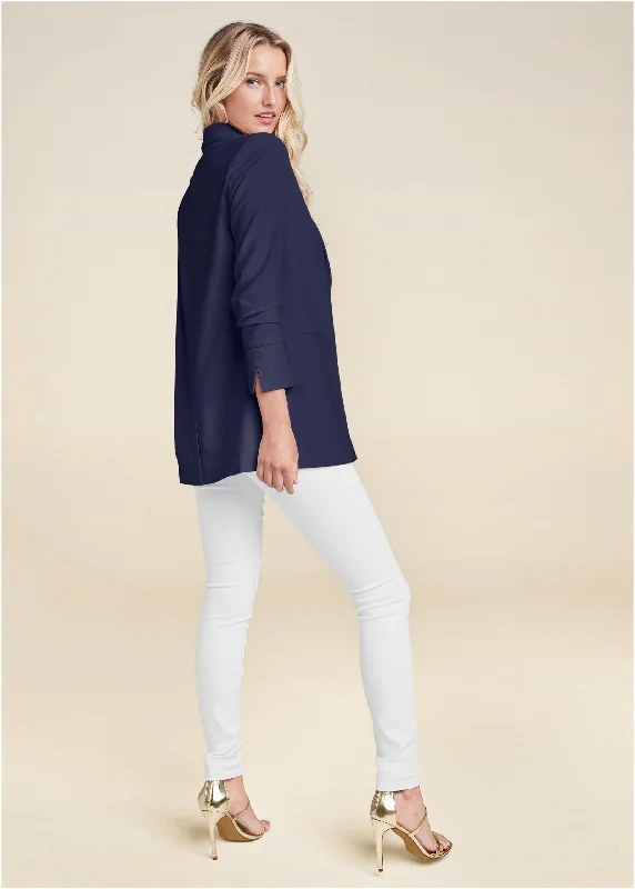 Boyfriend blazer - Navy