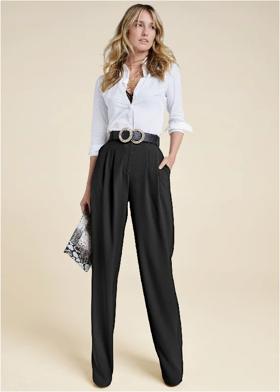 Suiting trouser pants - Black