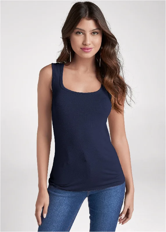 Casual tank top - Navy